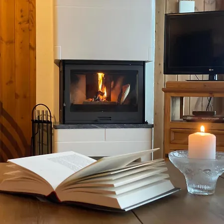 Bright 2-bedroom With Terrace And Fireplace Beitostolen