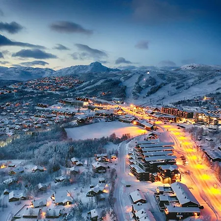 度假居 Bright 2-bedroom With Terrace And Fireplace Beitostolen