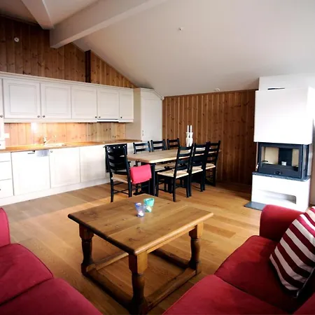 Bright 2-bedroom With Terrace And Fireplace * Beitostolen