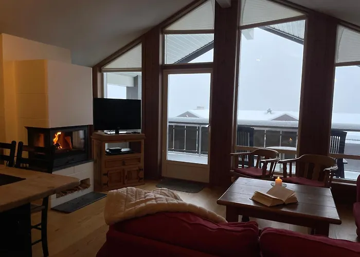 Bright 2-bedroom With Terrace And Fireplace * Beitostolen