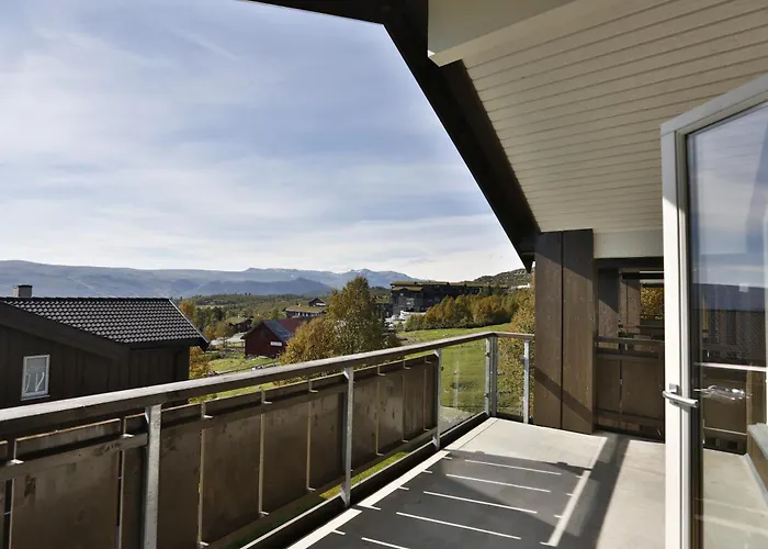 Bright 2-bedroom With Terrace And Fireplace * Beitostolen